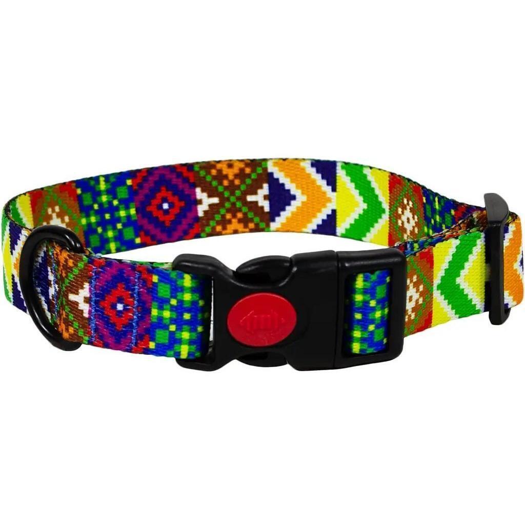 Ошейник Lucky Pet капроновый Вышиванка Гуцульская 10мм/18-28см фото 1
