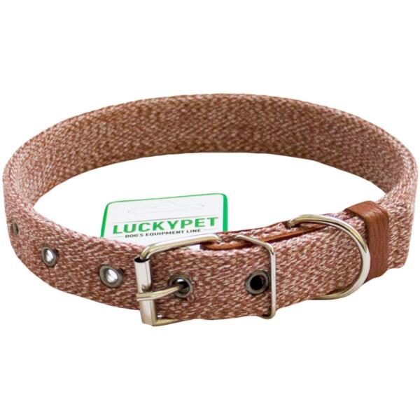 

Ошейник Lucky Pet Melange двойной коричневый 20мм/30-40см