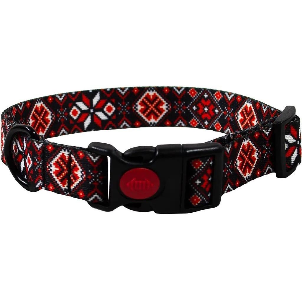 Ошейник Lucky Pet капроновый Вышиванка Бандеровская 25мм/43-66см фото 1