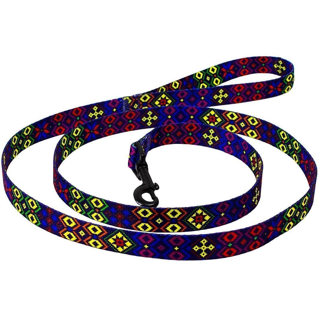 Повідець для собак Lucky Pet капроновий Орнамент 16мм/152смфото
