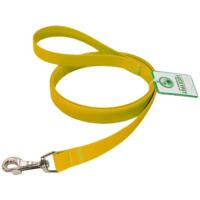 Поводок для собак Lucky Pet из водонепроницаемой ленты желтый 25мм/1,2м