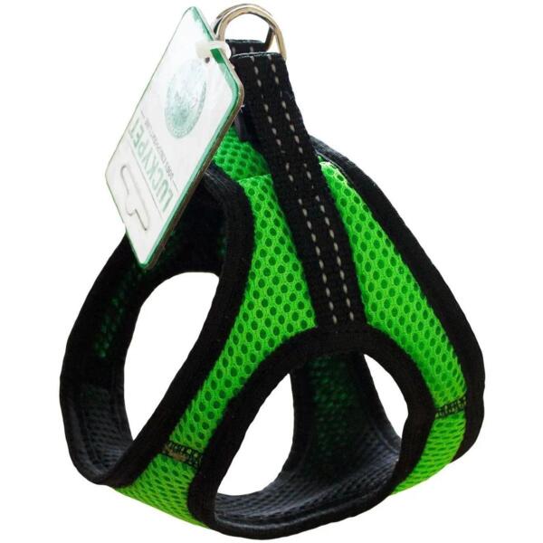 Нагрудник Lucky Pet из сетки двойной №3 салатовый 33-35см/37-39см
