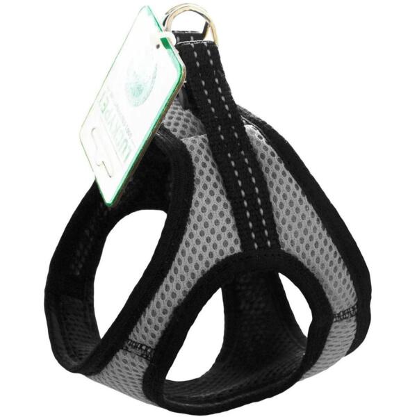 

Нагрудник Lucky Pet из сетки двойной №1 серый 25-27см/27-29см