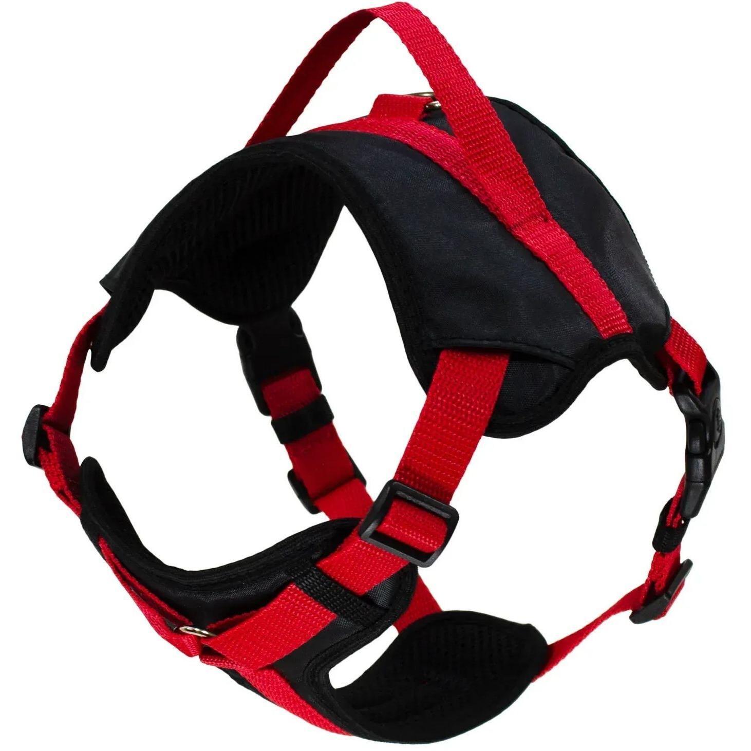 Нагрудник Lucky Pet Фреш черно-красный 53см/63см фото 1