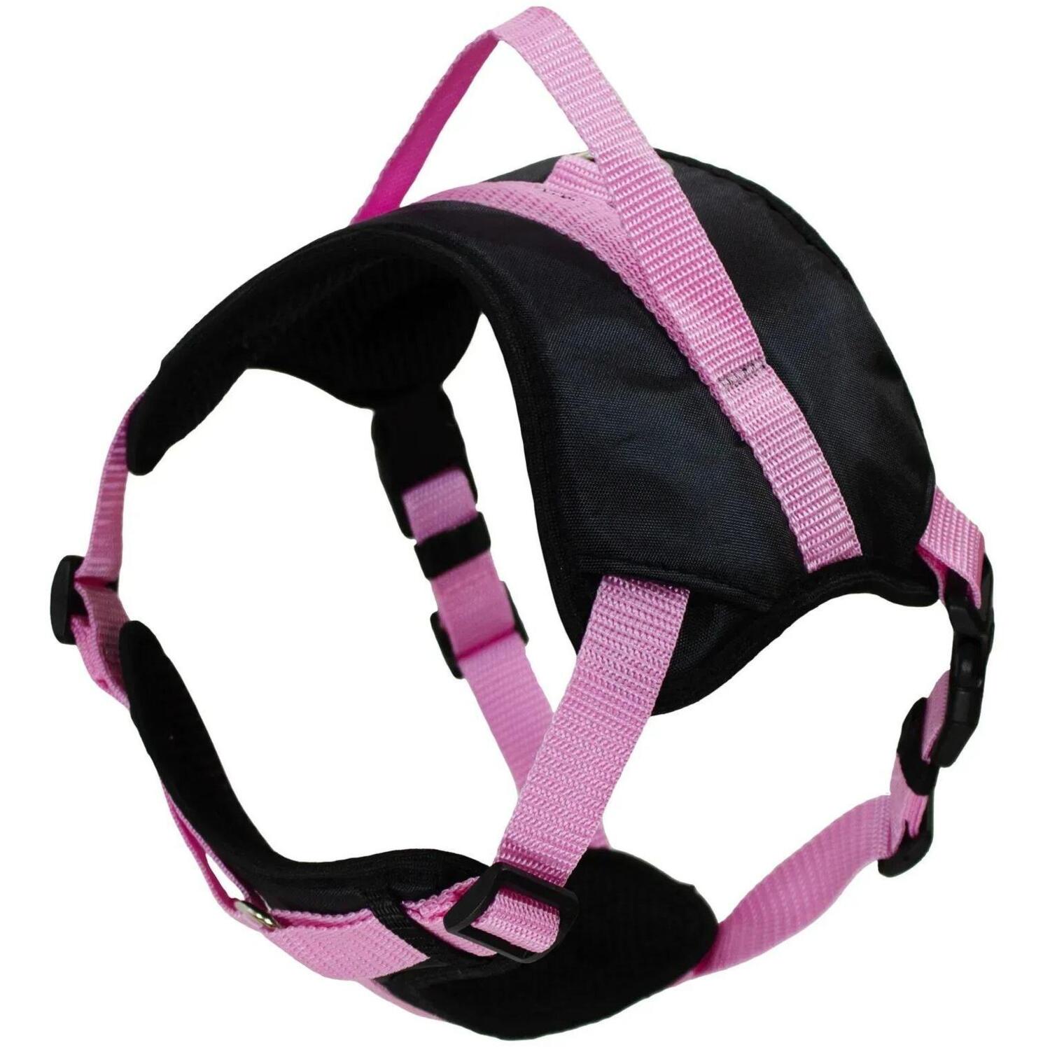 Нагрудник Lucky Pet Фреш черно-розовый 53см/63см фото 