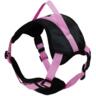 Нагрудник Lucky Pet Фреш черно-розовый 53см/63см