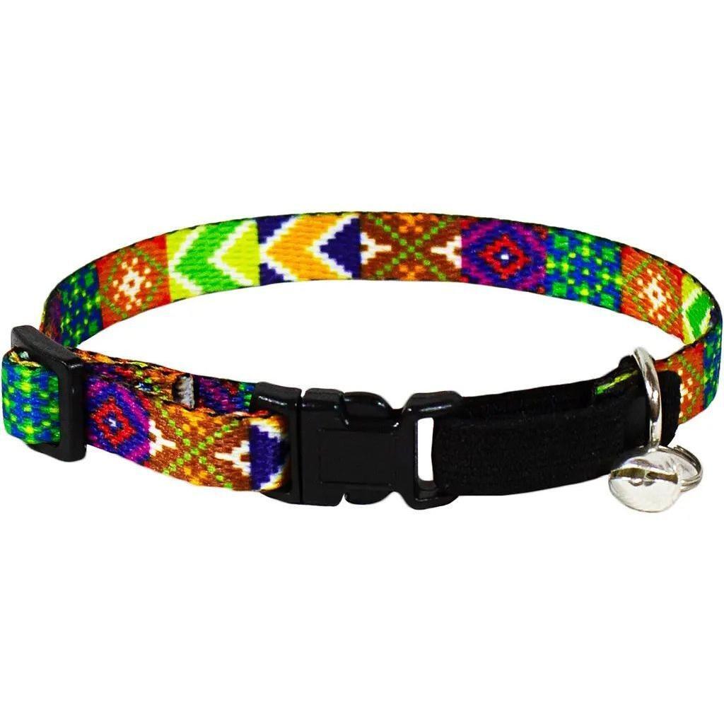 Ошейник для котов Lucky Pet капроновый Вышитка Гуцульская 10мм/18-28см фото 1