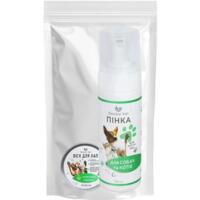 Набор Doctor Vet для собак и кошек: Воск 50 мл + Пена для мытья лап 180 мл