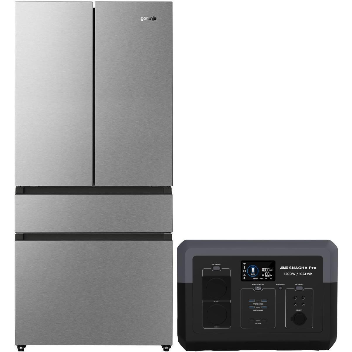 Комплект Портативная зарядная станция 2Е 2E-PPS1210-PRO + Холодильник Gorenje NRM8181UX фото 1