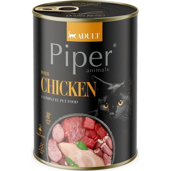 

Влажный корм для кошек Dolina Noteci Piper Cat с курицей 400 г