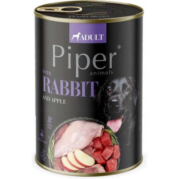 

Влажный корм для собак Dolina Noteci Piper с кроликом и яблоком 800 г