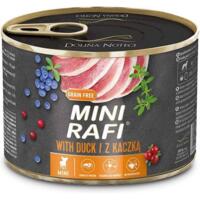 Вологий корм для собак малих порід Dolina Noteci Rafi mini паштет з качкою голубикою і журавлиною 185 г