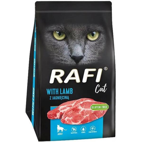 

Сухой корм для взрослых кошек Dolina Noteci Rafi Cat с ягненком 1.5 кг