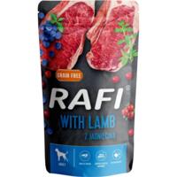 Влажный корм для взрослых собак Dolina Noteci Rafi пауч с ягненком 500 г