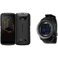 Комплект смартфон Doogee S41 Max 5.45" 6/256Gb Black та тактичний годинник 2E Delta X Black (6924351684464_2E-TCW10BK)