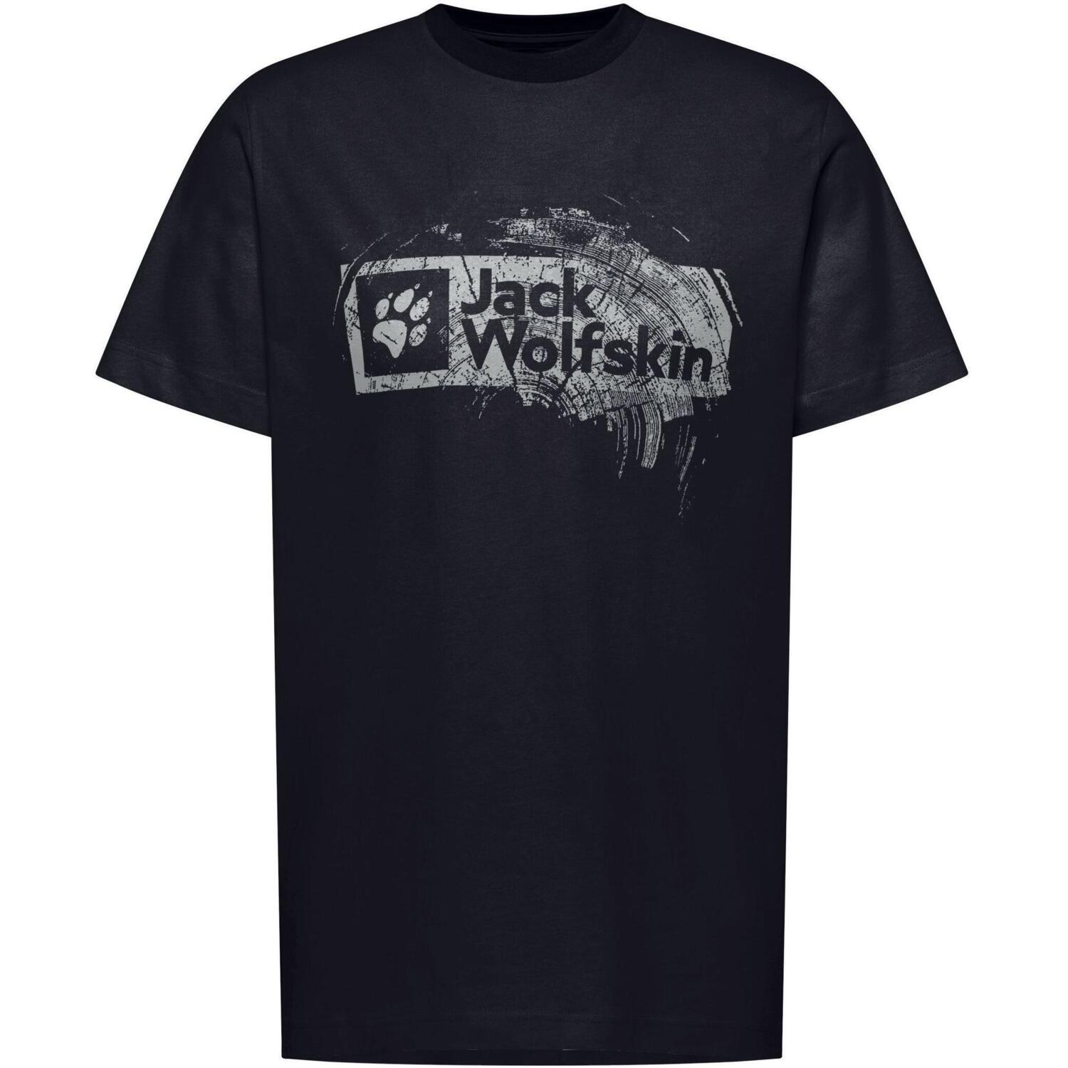 Футболка мужская Jack Wolfskin Brand T M A64116_T0298 XL темно-синяя