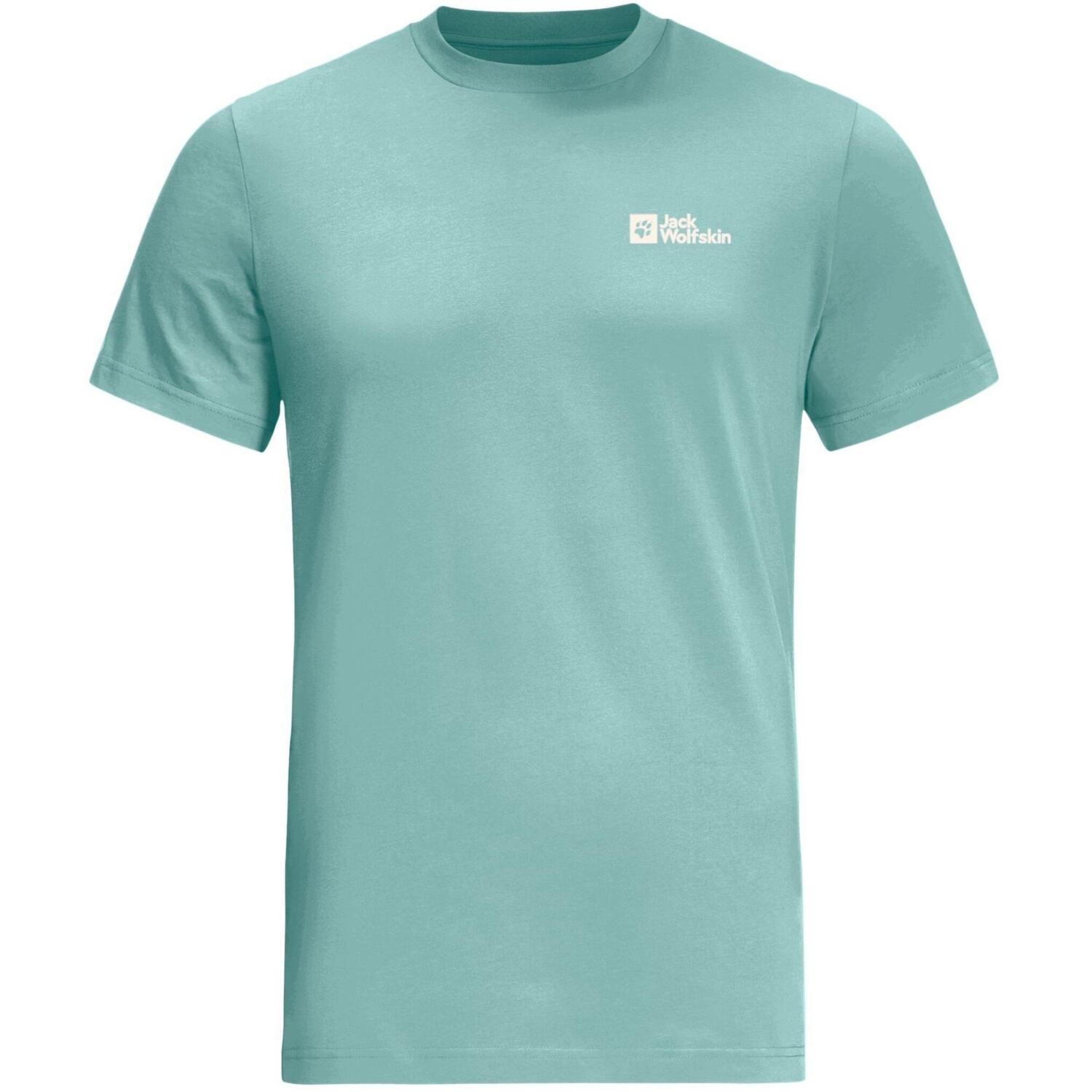 Футболка чоловіча Jack Wolfskin Essential T M 1808382_E0180 XL бірюзова