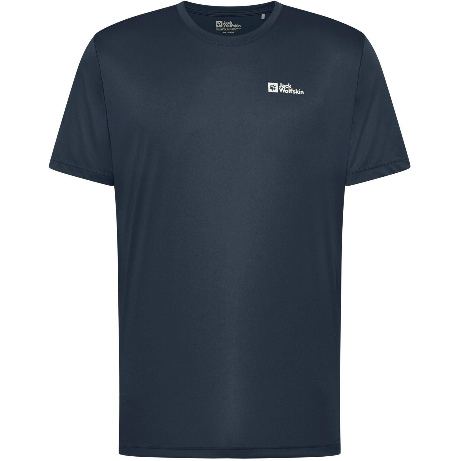 Футболка спортивная мужская Jack Wolfskin Tech T M A63293_C0412 L синяя