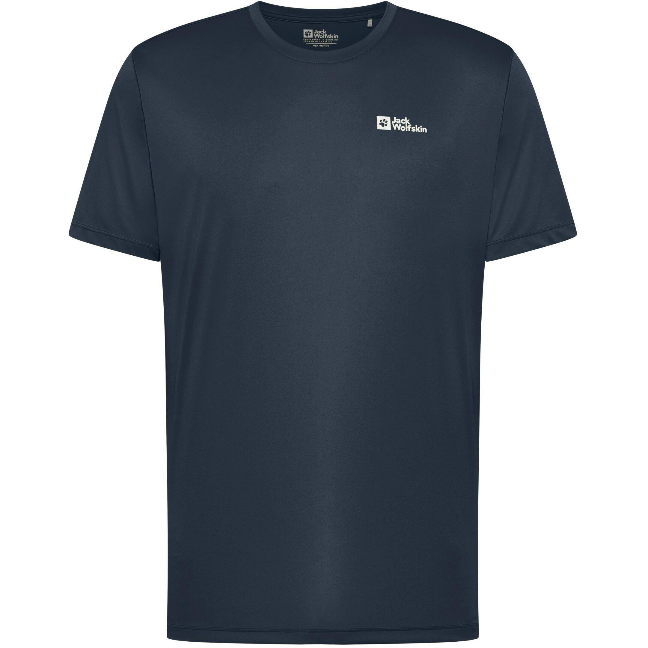 Футболка спортивная мужская Jack Wolfskin Tech T M A63293_C0412 L синяя фото 1