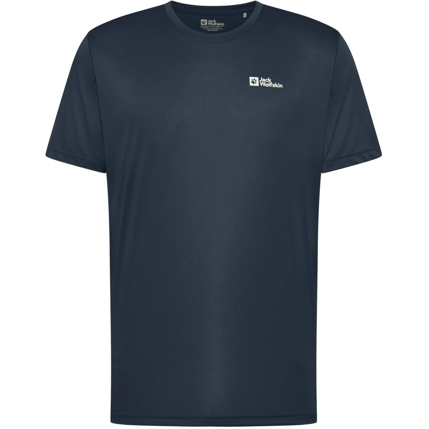 Футболка спортивна чоловіча Jack Wolfskin Tech T M A63293_C0412 XXL синя