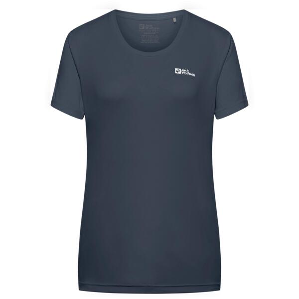 Футболка спортивная женская Jack Wolfskin Tech T W A63294_C0412 S синяя
