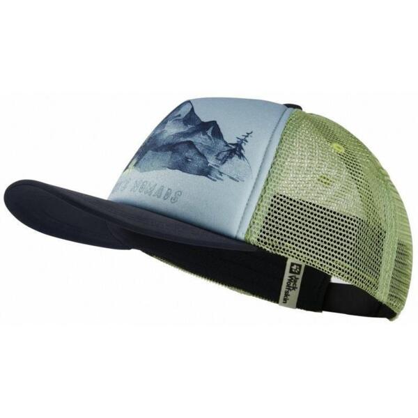 Кепка детская Jack Wolfskin Animal Mesh Cap K 1908565_T0224 OS голубая зеленая