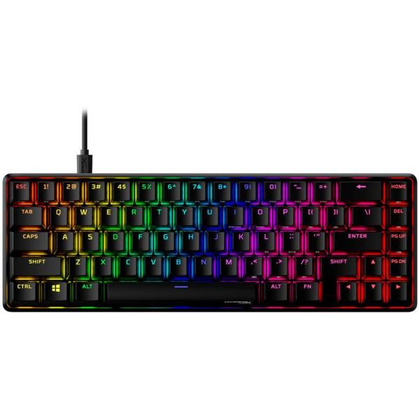 Игровая клавиатура HyperX Alloy Origins 65 Red USB RGB EN/UA, Black (4P5D6AA)