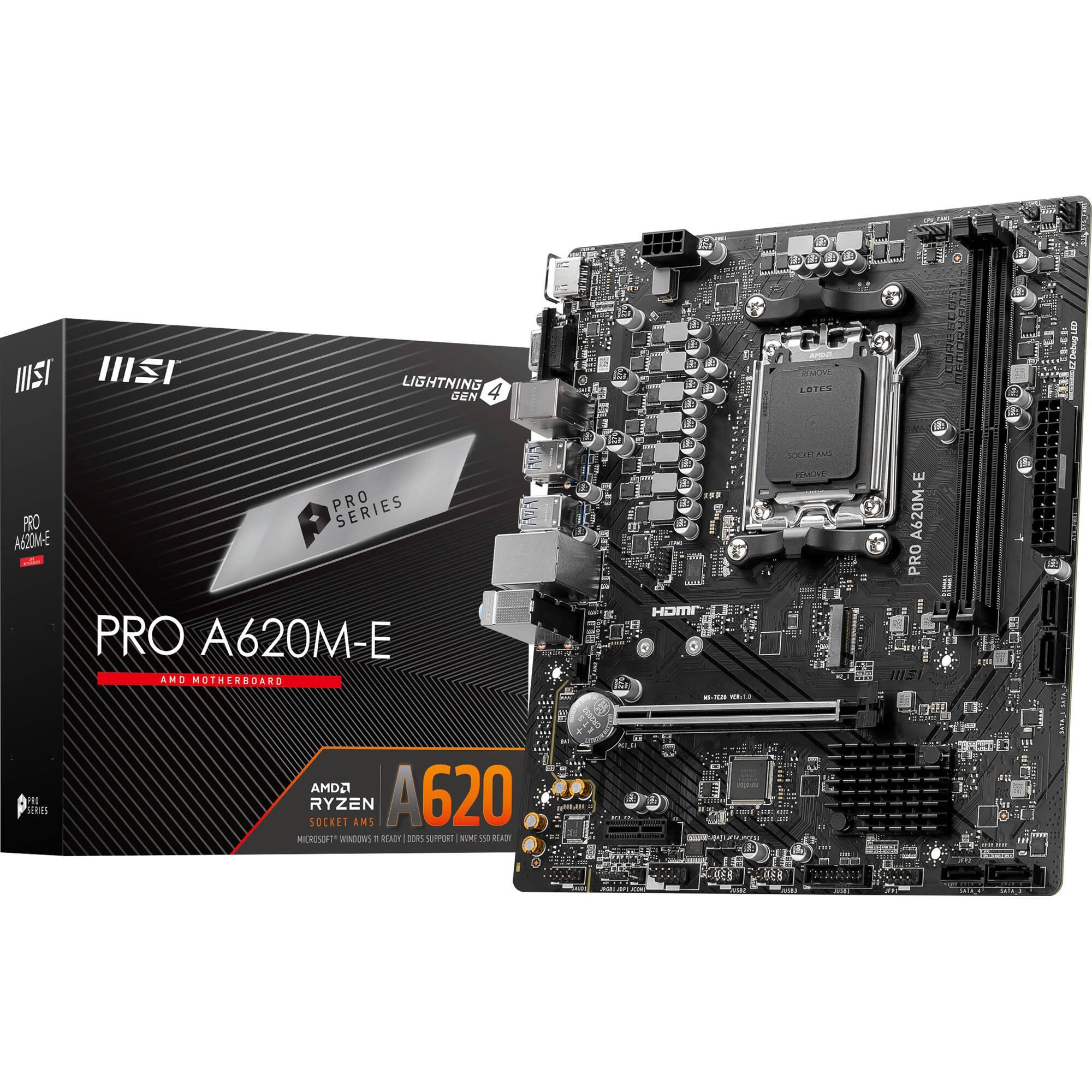 Материнcкая плата MSI PRO A620M-E (911-7E28-014) фото 1