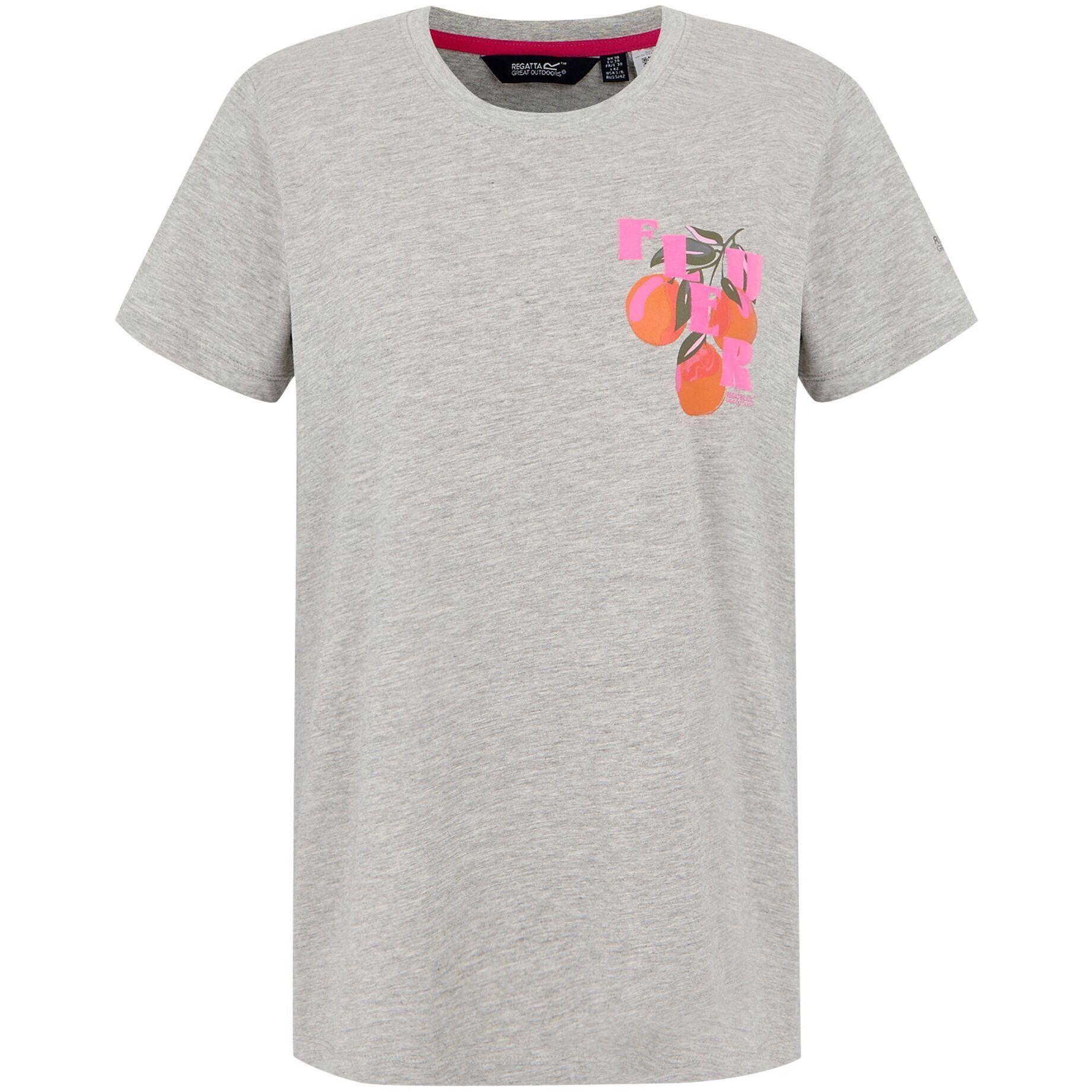 Футболка женская Regatta FilandraIX RWT327-5L8 10 серая фото 1