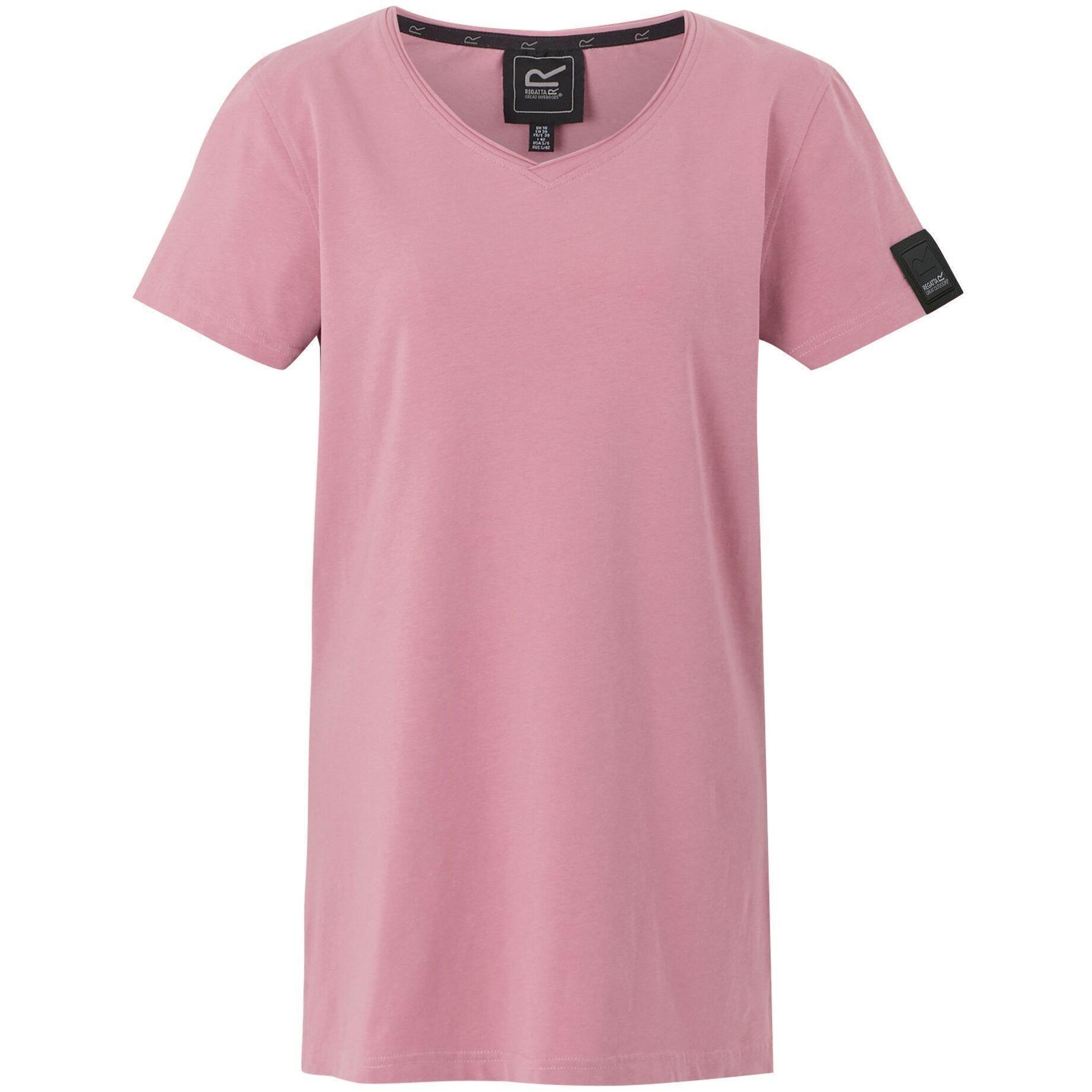 Футболка женская Regatta Elkie RWT333-5C2 12 розовая фото 1