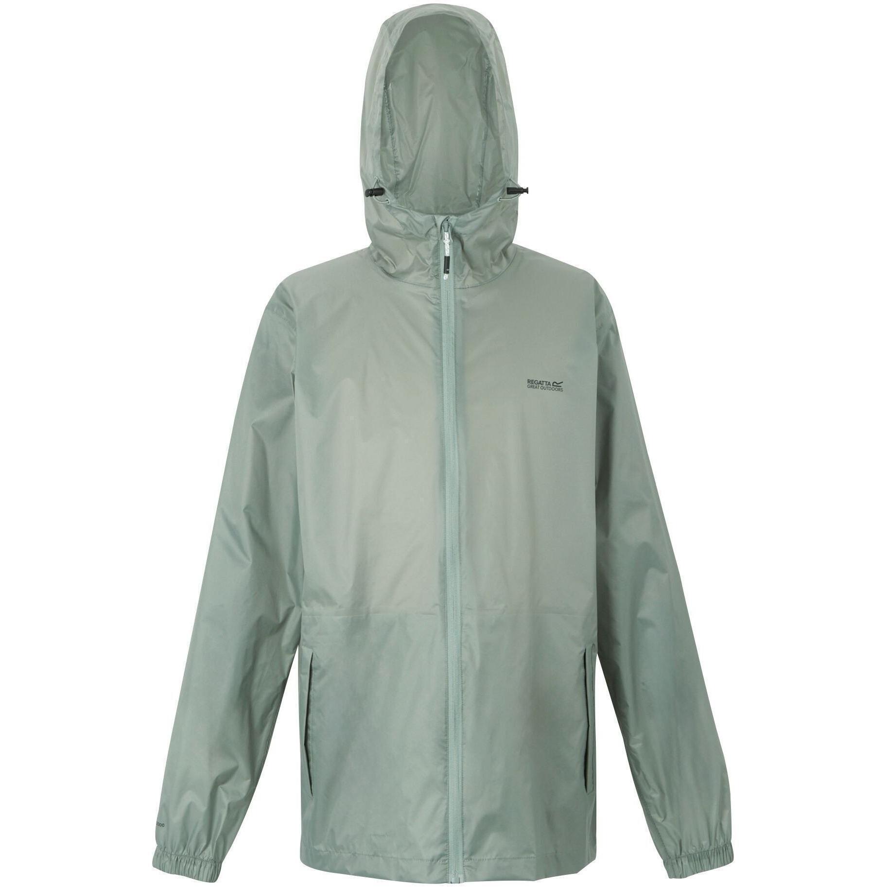 Ветровка мужская Regatta Pack It Jkt III RMW281-R6B XXL серо-зеленая фото 1