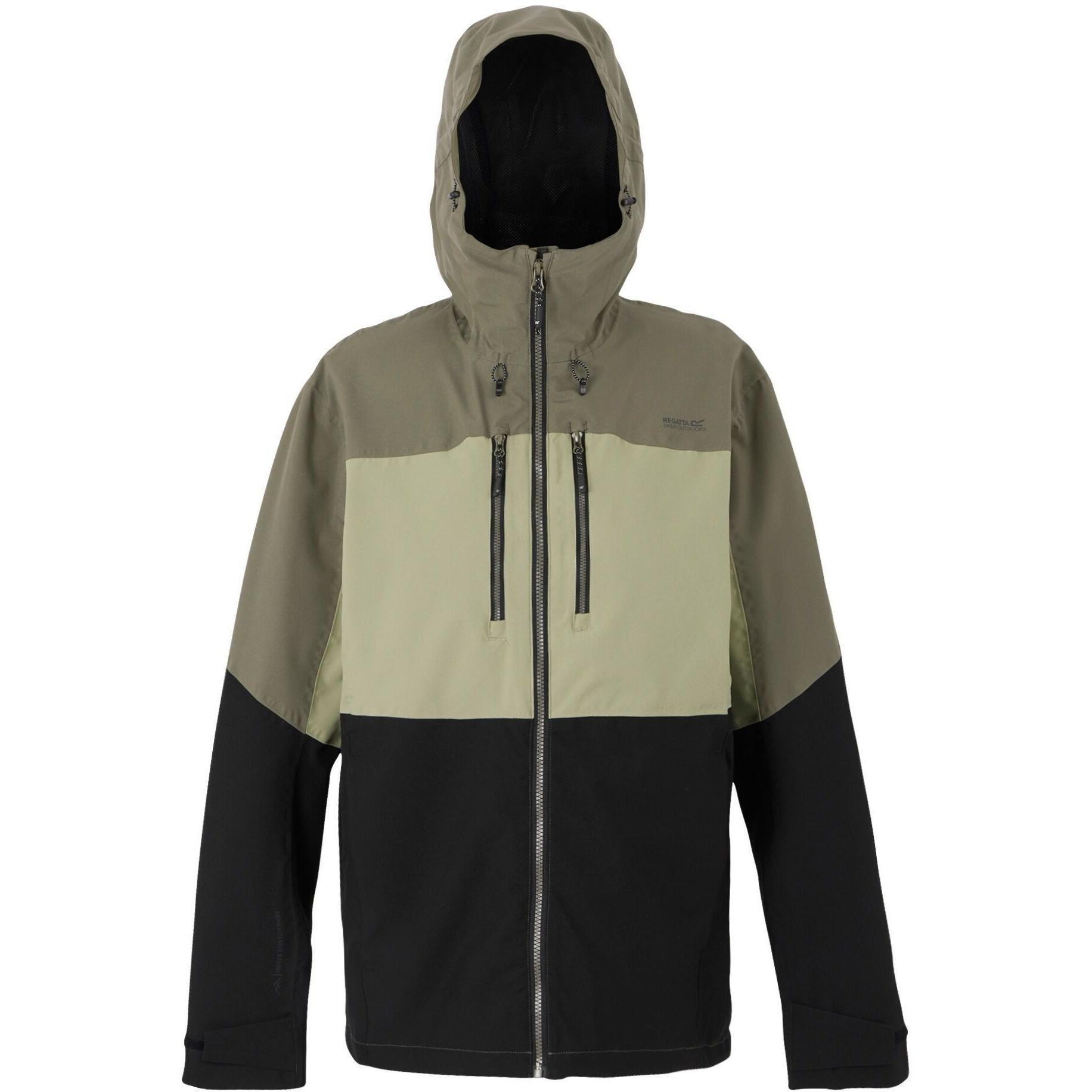 Ветровка мужская Regatta MalandII RMW416-T2P XL хаки с черным фото 1