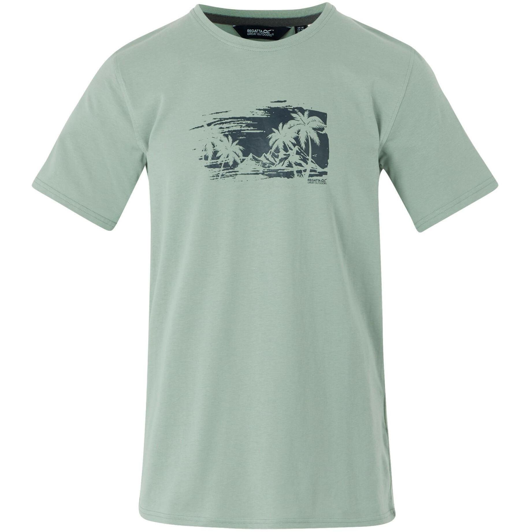 Футболка мужская Regatta ClineIX RMT296-U3A S светло-зеленая фото 1
