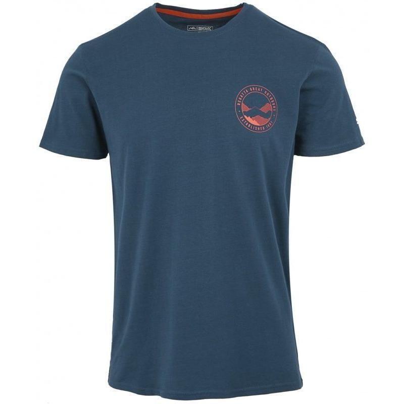 Футболка мужская Regatta BreezedV RMT316-ZV7 M синяя фото 1