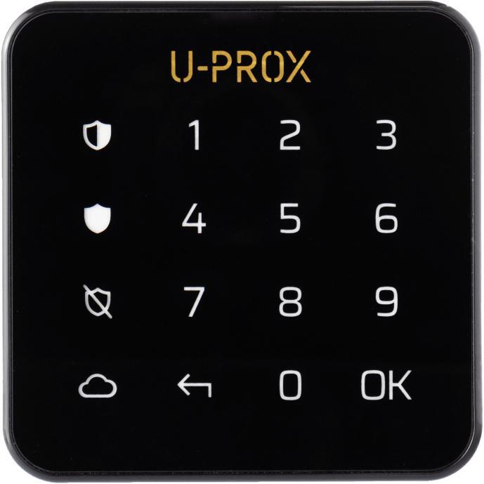 Бездротова сенсорна клавіатура U-PROX Keypad G1, 1 група, Black (4820261370140)фото1
