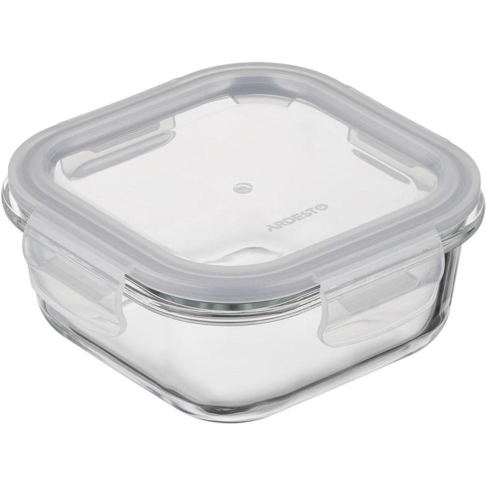 Контейнер для зберігання харчових продуктів ARDESTO Gemini 0.5л, квадратний (AR1250BSQ)фото1