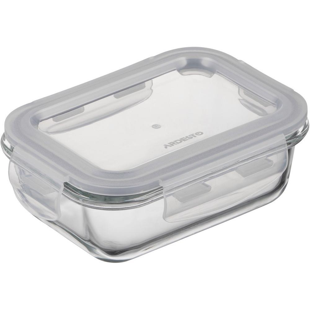 Контейнер для хранения пищевых продуктов ARDESTO Gemini 0.38л, прямоугольный (AR1240BRC) фото 