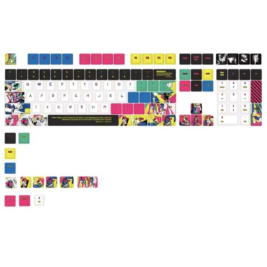 Кейкапи Varmilo Picasso, 121шт (121K-110EB-R-V)фото