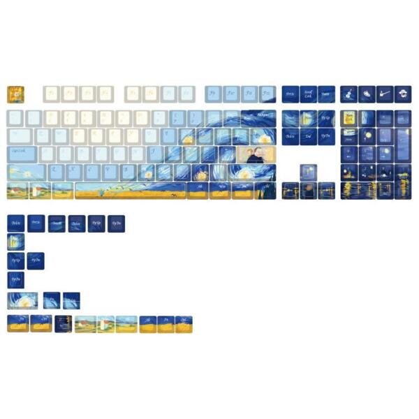 

Кейкапы Varmilo Van Gogh Cherry Profile, 130 шт (130K-110FA-R-V)