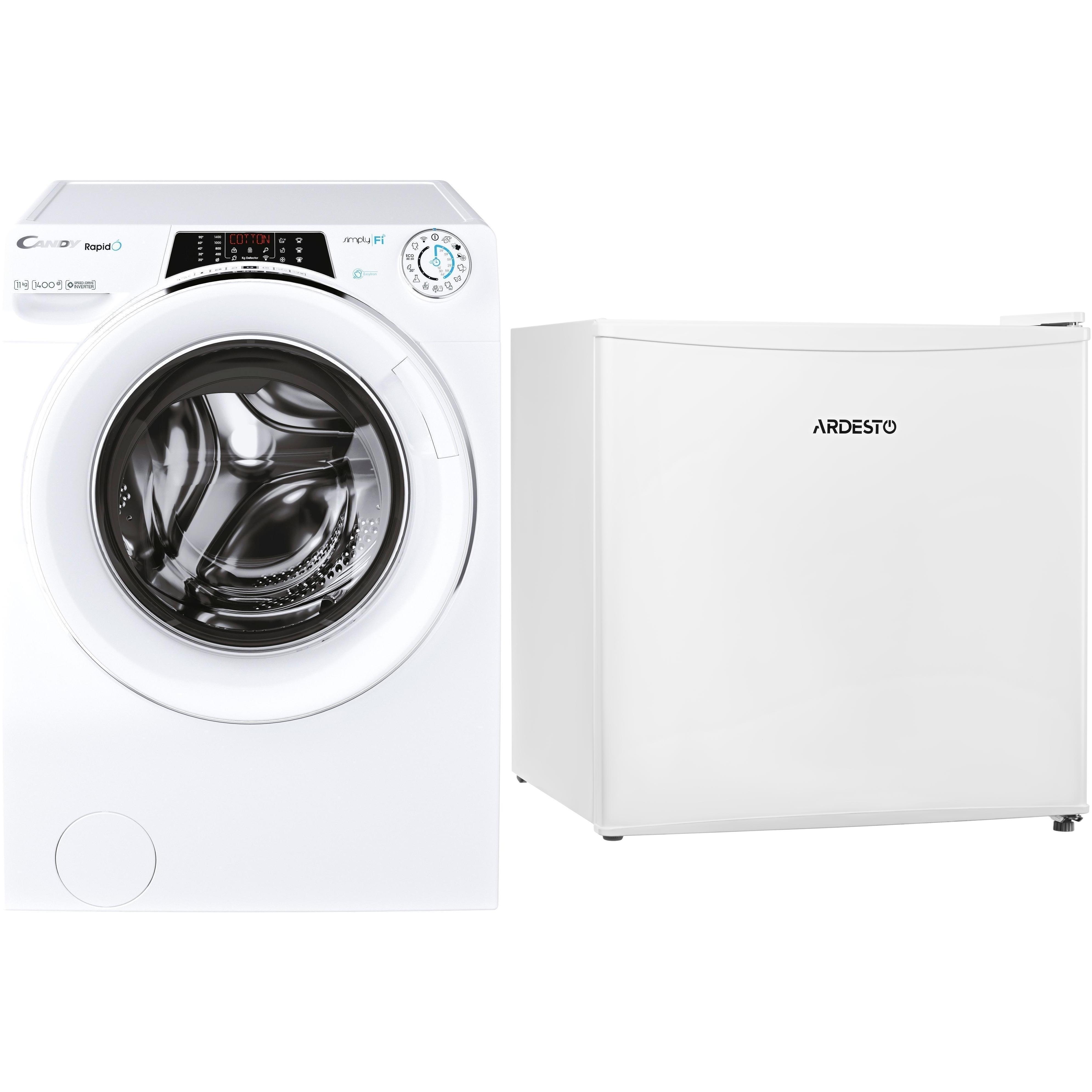 Комплект Стиральная машина Candy RO14116DWMCE-9 + Холодильник Ardesto DFM-50W фото 1