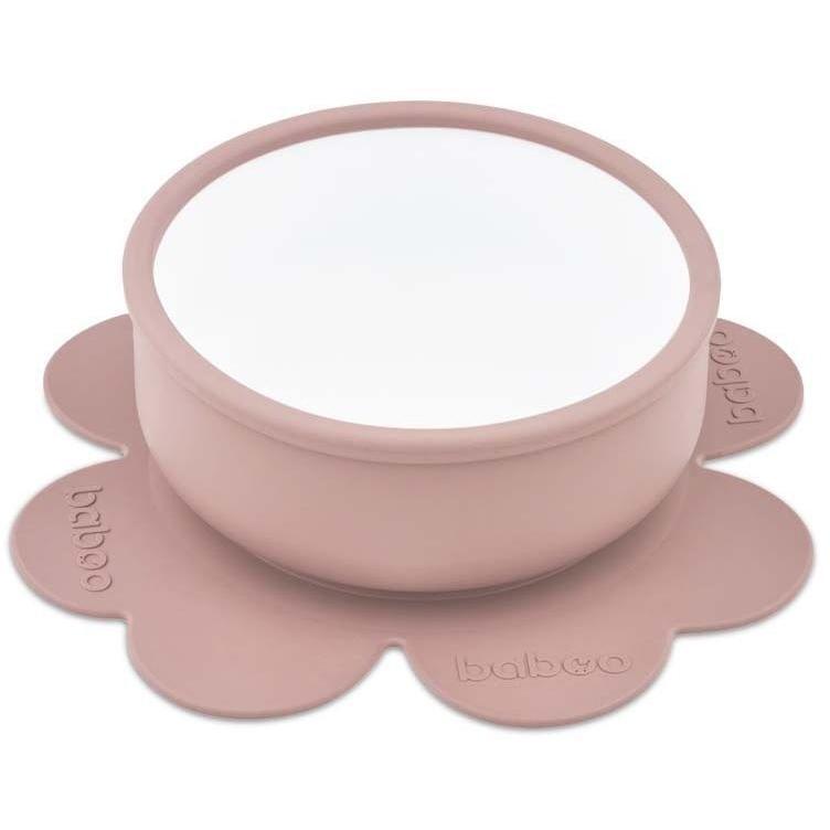 Мисочка силиконовая BABOO с присоской, какао, 6+ месяцев (9-035) фото 1