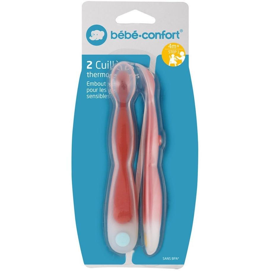 Ложечки термочутливі BEBE CONFORT 2 шт розмір S1 червоні (3105206400)фото1