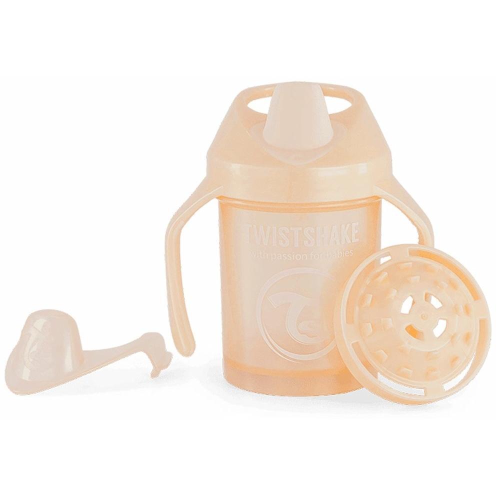 Чашка непроливайка із силіконовим носиком 230мл Twistshake Pearl Champagne Mini (78403)фото1