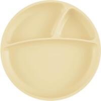 Секційна тарілка на присосці силіконова MinikOiOi Portions - Mellow Yellow (101050006)