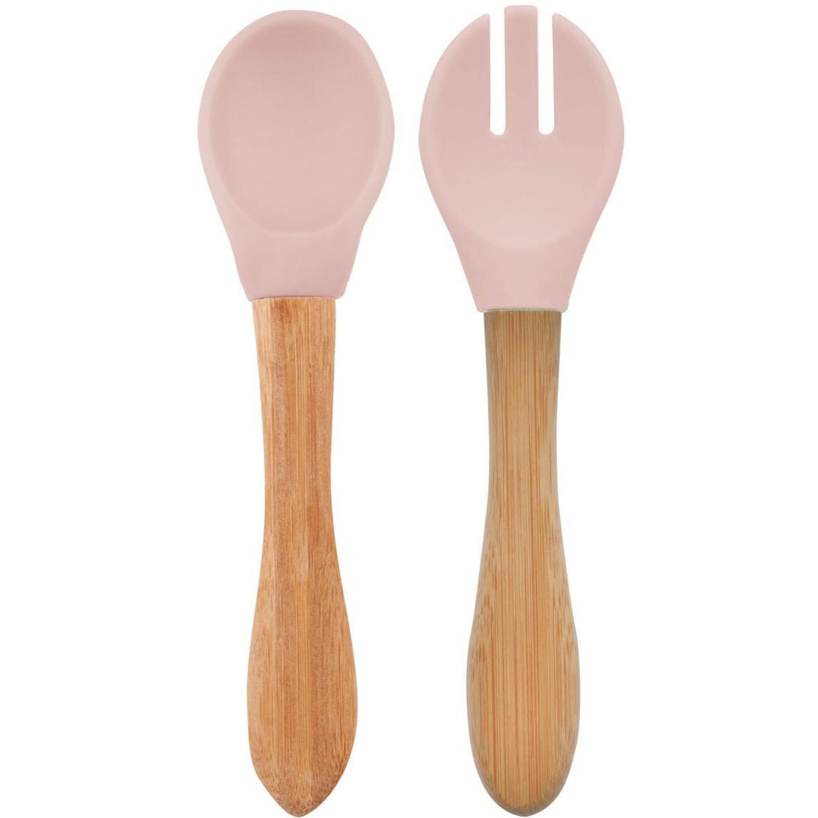 Ложка и вилка силиконовые MinikOiOi Dig In - Pinky Pink (101060055) фото 1