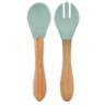 Ложка и вилка силиконовые MinikOiOi Dig In - River Green (101060061)