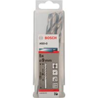 Сверло Bosch HSS-G 9 мм., 5 шт., по металлу (2.608.595.075)