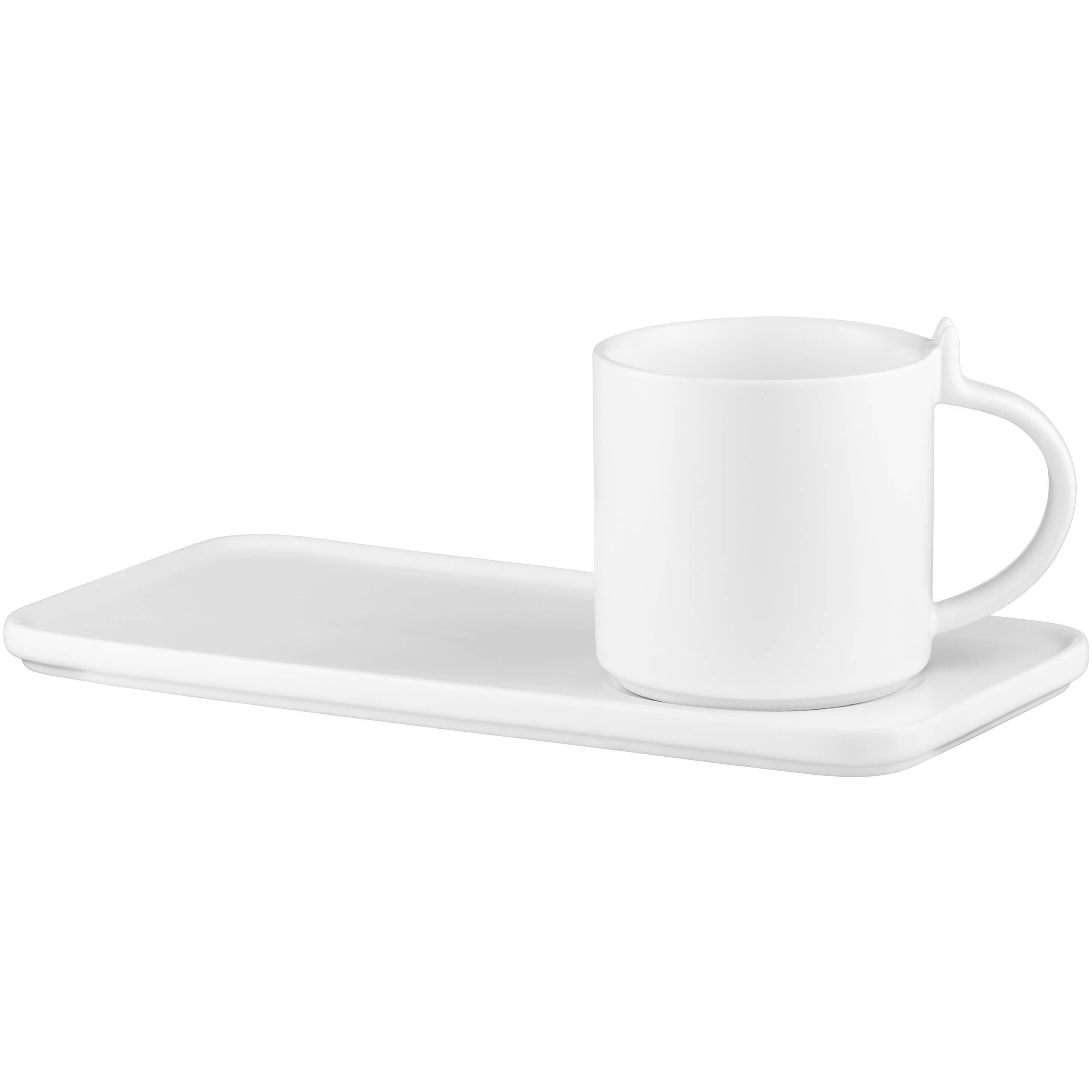 Набор чашки с блюдцем ARDESTO, 250мл, фарфор, белый (AR3073WS) фото 1