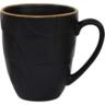 Чашка Ardesto Dafne, 380мл, кераміка, чорний (AR3068BK)
