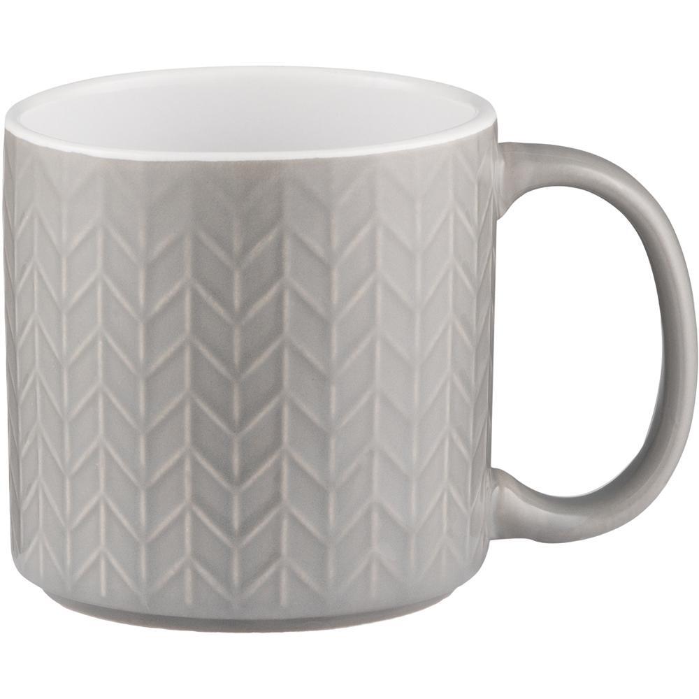 Чашка ARDESTO Francesca, 360мл, керамика, серый светлый (AR3482G) фото 2